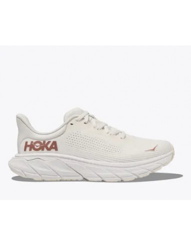 HOKA WOMENS ARAHI 7 WHITE ROSE GOLD les ligaments