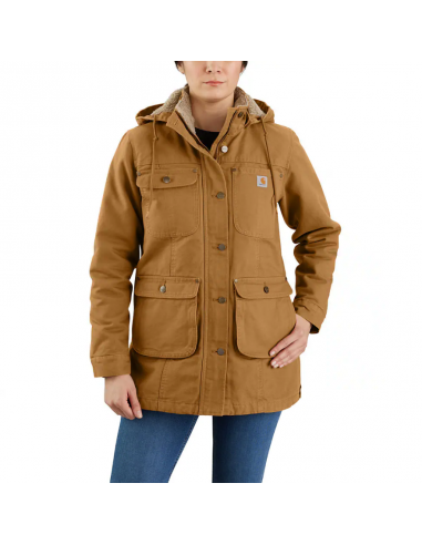 WOMEN'S WASHED DUCK COAT les muscles