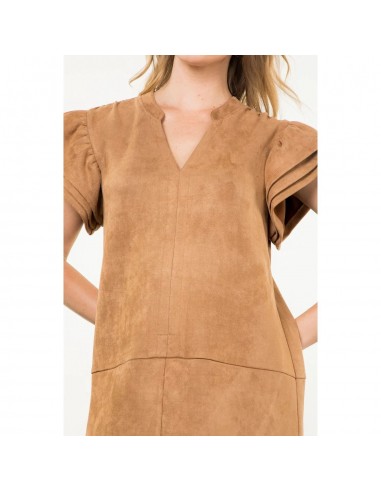 WOMEN'S SUEDE MIDI DRESS Profitez des Offres !