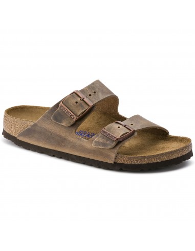 BIRKENSTOCK ARIZONA SOFT FOOTBED TOBACCO BROWN OILED NUBUCK LEATHER UNISEX le concept de la Pate a emporter 