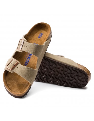 BIRKENSTOCK ARIZONA SOFT FOOTBED TAUPE SUEDE en ligne